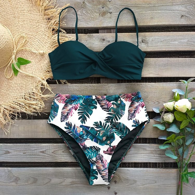 Flaxmaker Jungle Bikini Swimsuit
