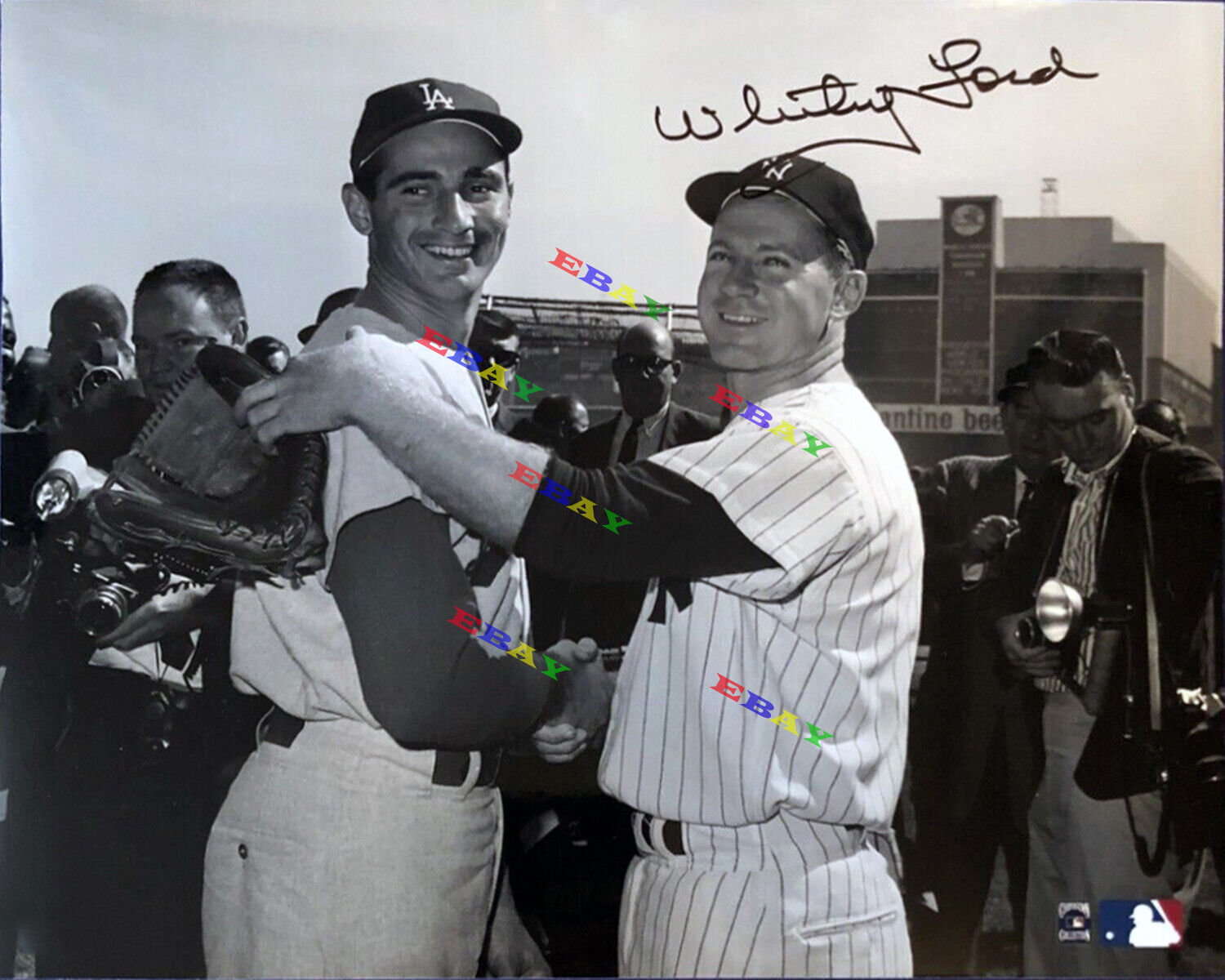 WHITEY FORD 1963 WORLD SERIES YANKEES Signed Autographed 8x10 Photo Poster painting Reprint