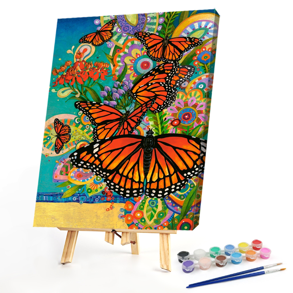 

40*50CM - Paint By Numbers - Butterfly, 501 Original