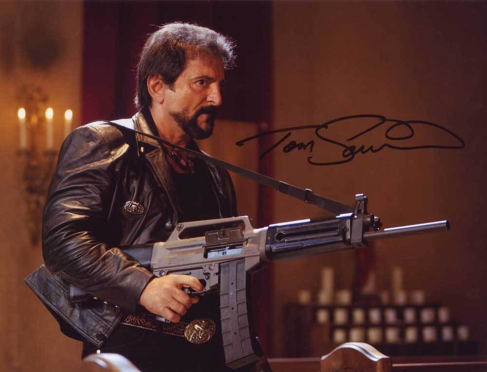 Tom Savini In-person AUTHENTIC Autographed 8.5x11 Photo Poster painting SHA #58648