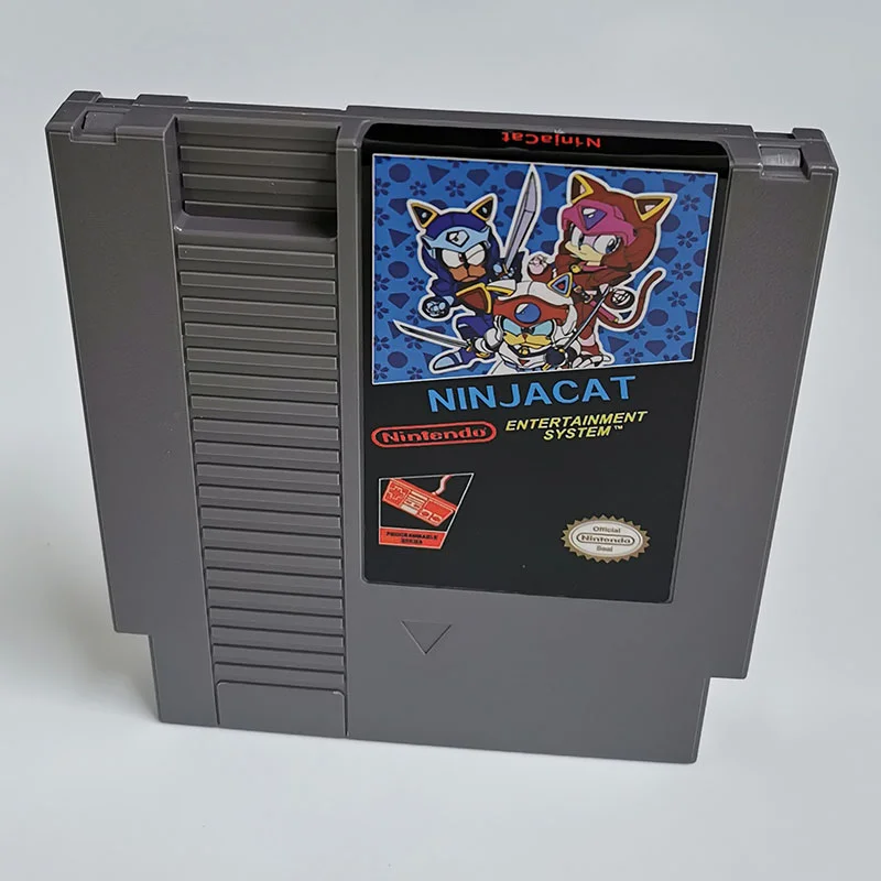 Ninja Cats For Nintendo NES - 8 Bit Game Cartridge