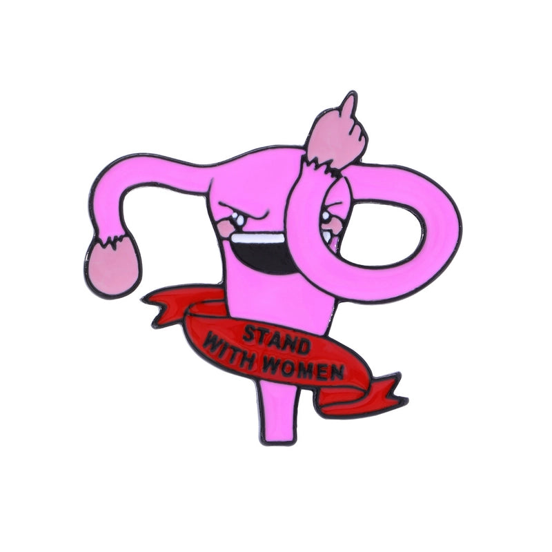 Fashion Pin Rose Alloy Enamel Unisex Brooches