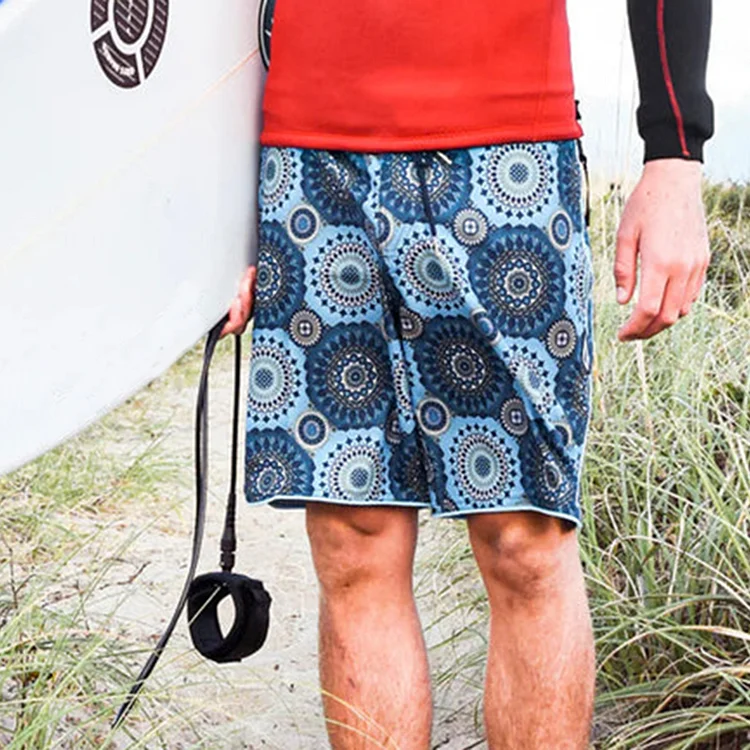Men's Casual Hawaiian Print Shorts 22cb