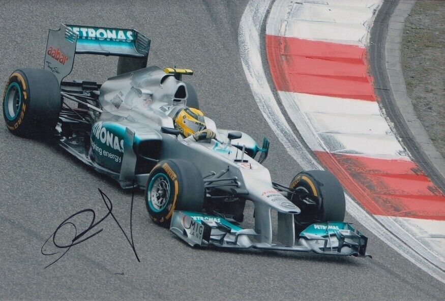 Nico Rosberg Hand Signed 12x8 Photo Poster painting F1 Autograph Mercedes GP Petronas 13