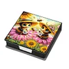 Leather Animals Diamond Painting Notecard Box Flowers Gem Art Sticky Note Holder