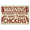 Warning Posters - Vintage Metal Signs(12*8Inch)