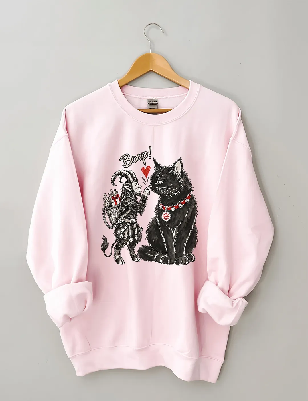 Krampus & Yule Cat Boop Sweatshirt
