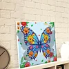 (25x25cm)DIY Pre-Framed 3D Flapping Butterfly Diamond Painting Art Craft Kit Living Room Decor