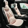 Cute Rabbit Car Pillow Cushion Ice Silk Seat Cover Cushion