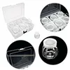 6Pcs Pumpkin Bottles Diamond Painting Containers Multi Purpose Portable Plastic Case Box with Stickers & Compartments Arts Crafts Storage Bottle for Hardware Rhinestone (6Pcs)