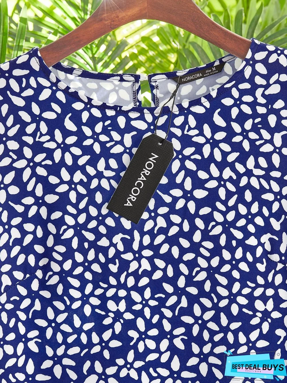 Women's A Line Dress Midi Dress Blue Half Sleeve Floral Ruched Print Summer Fall Crew Neck Casual Modern