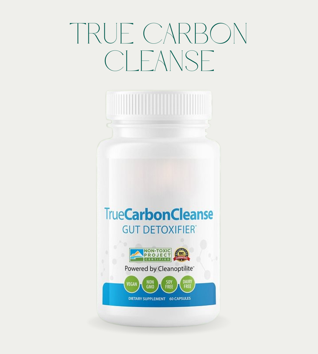 Activated Carbon Detox & Gut Cleanse Formula – Zeolite, Fulvic Acid, Apple Fiber, Baobab, Magnesium – 60 Capsules