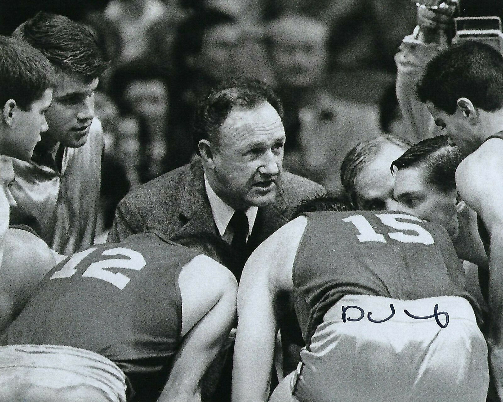 GFA Hoosiers Coach Everett * DAVID NEIDORF * Signed 8x10 Photo Poster painting COA