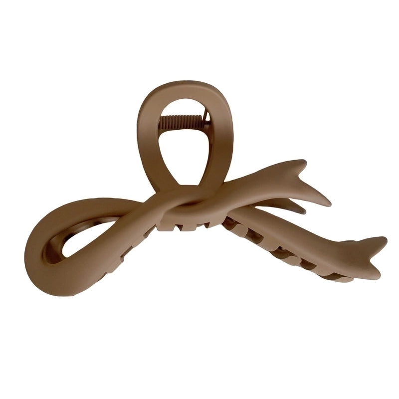 Minimalist Bow Knot Plastic Hair Claws