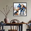 Diamond Painting-DIY Full Round Drill Boy Dog(40*40CM)