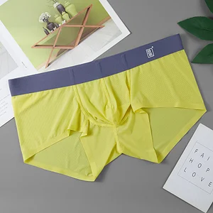 Men's Ultra-Thin Ice Silk Boxer Briefs