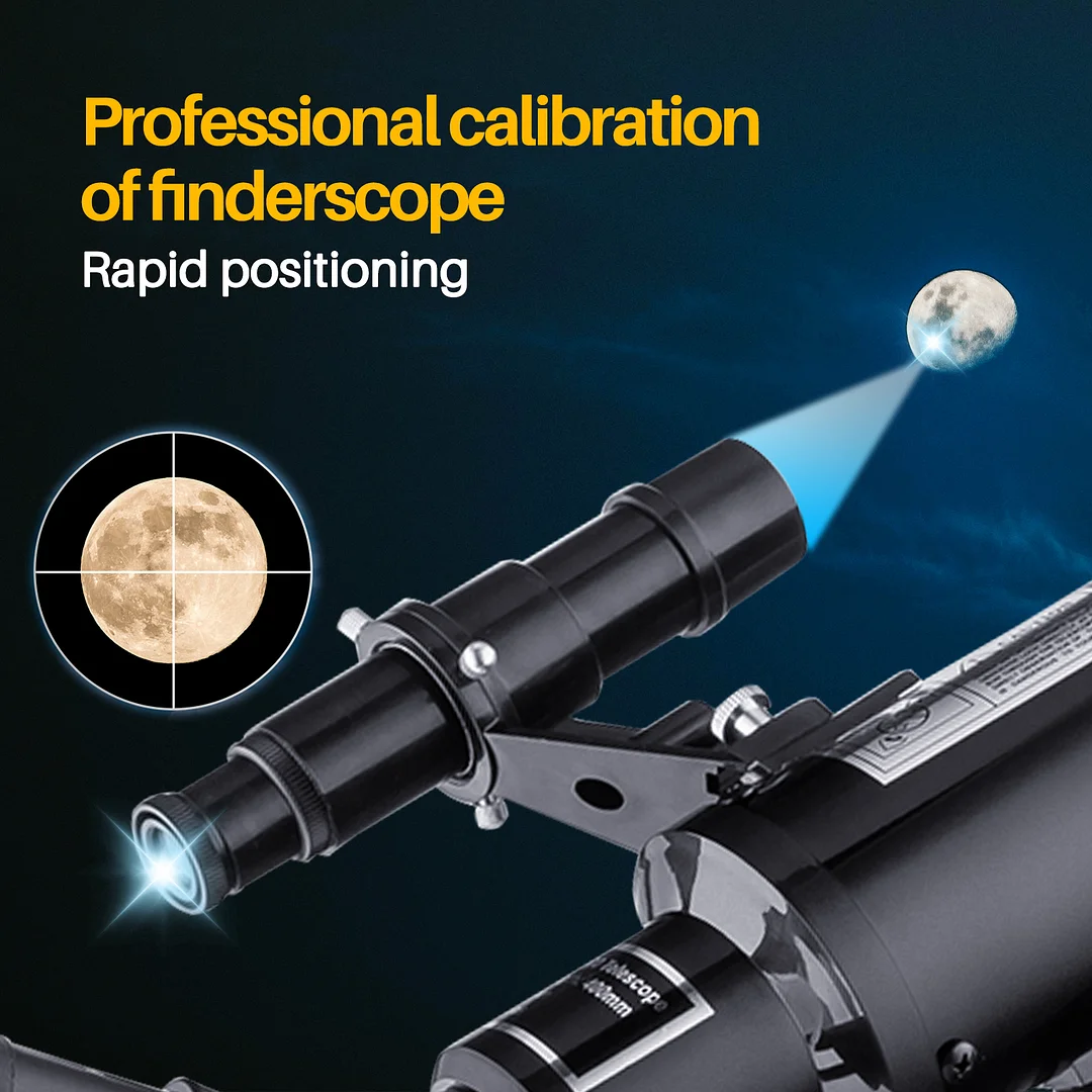 BEBANG Telescope for Adults Astronomy, 70mm Aperture 400mm AZ Mount Refractor Telescope for Kids Adults Beginners