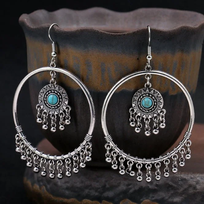 Western Retro Style Fashion Earrings