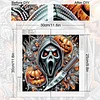 Diamond Painting - Partial Special Shaped Drill - Halloween Skeleton(Canvas|30*30cm)