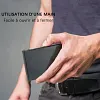 Porte-cartes en m&eacute;tal ultra fin, anti-d&eacute;magn&eacute;tisation