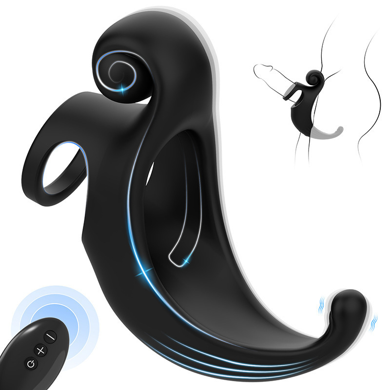 Snail Penis Ring Vibrator For Couples - Rose Toy