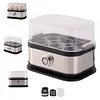 Smart Egg Cooker Stainless Steel Egg Boiler 6 Egg Capacity for Home Kitchen (EU)