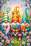 Luxury AB Velvet Diamond Painting Kit - Gnome