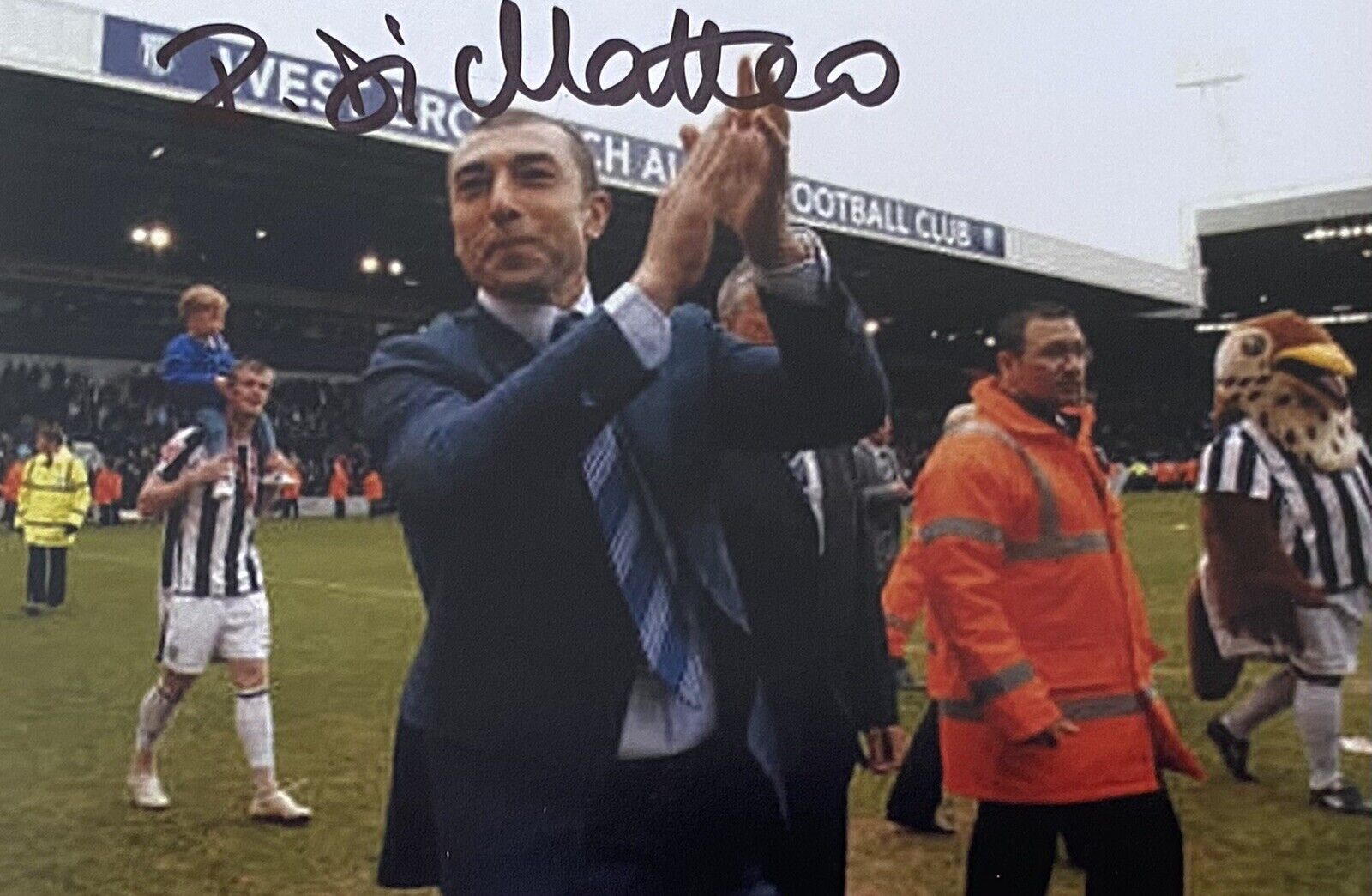 Roberto Di Matteo Genuine Hand Signed West Brom 6X4 Photo Poster painting