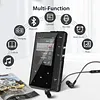MP3 Player with Bluetooth 5.0, Phinistec Z6 Digital Audio Player with Loud Speaker, 2.4'' IPS Super Battery Life Music Player with FM Radio, E-Book, Music Alarm Support up to 256GB