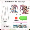 2 PCS Gnome Girl - 5D DIY Pendant