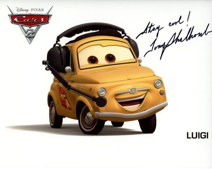 TONY SHALHOUB signed autographed DISNEY CARS 2 LUIGI Photo Poster painting