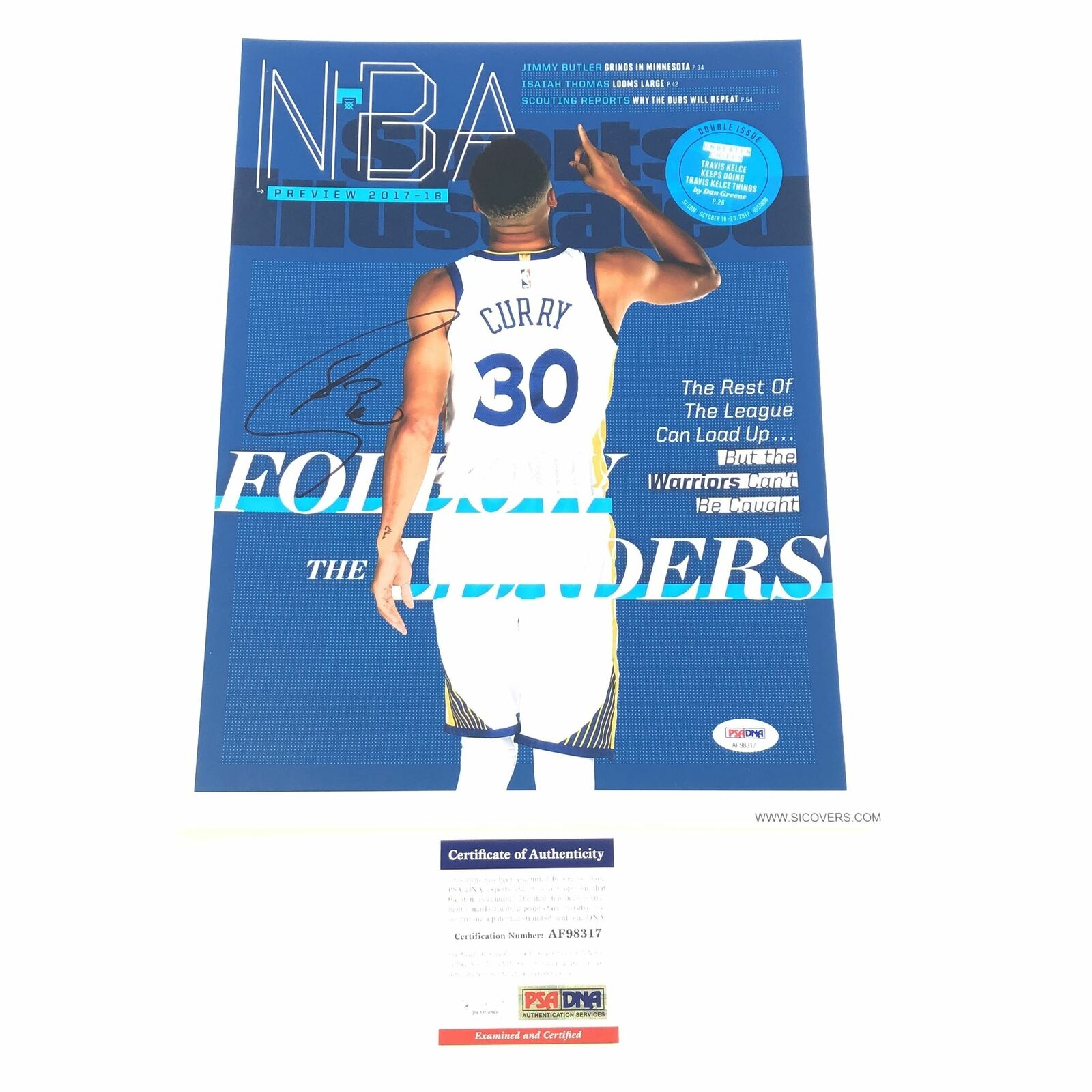 Stephen Curry Signed 11x14 Photo Poster painting PSA/DNA Golden State Warriors Autographed Steph