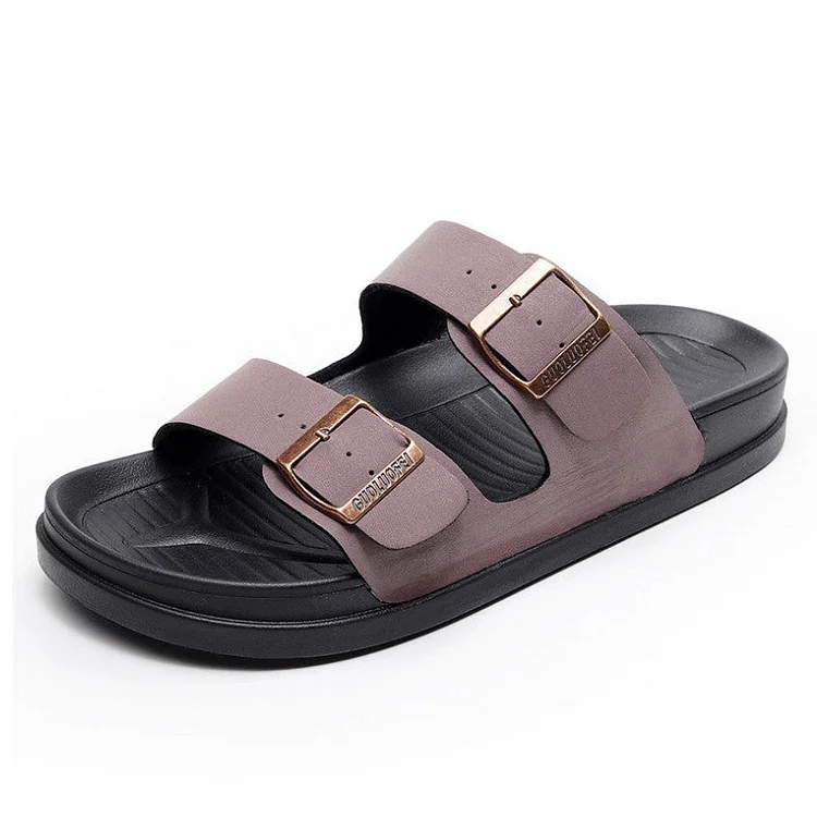 Men Waterproof Orthopedic Sandals Buckle Arch Support Beach Slides shopify Stunahome.com