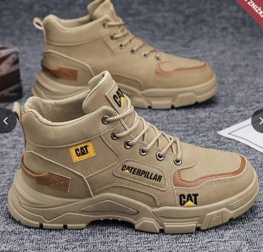CAT®Męskie buty codzienne Lekkie skórzane buty do kostki