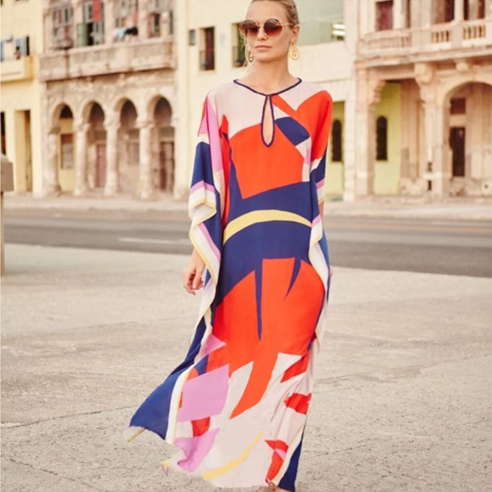 2021 New One Piece Beachwear summer Cover Up Women Solid Beach dress ladies dress Sexy Suit Beach tunic