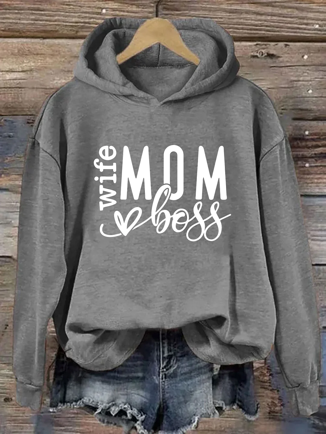 Mom Wife Boss Hoodie