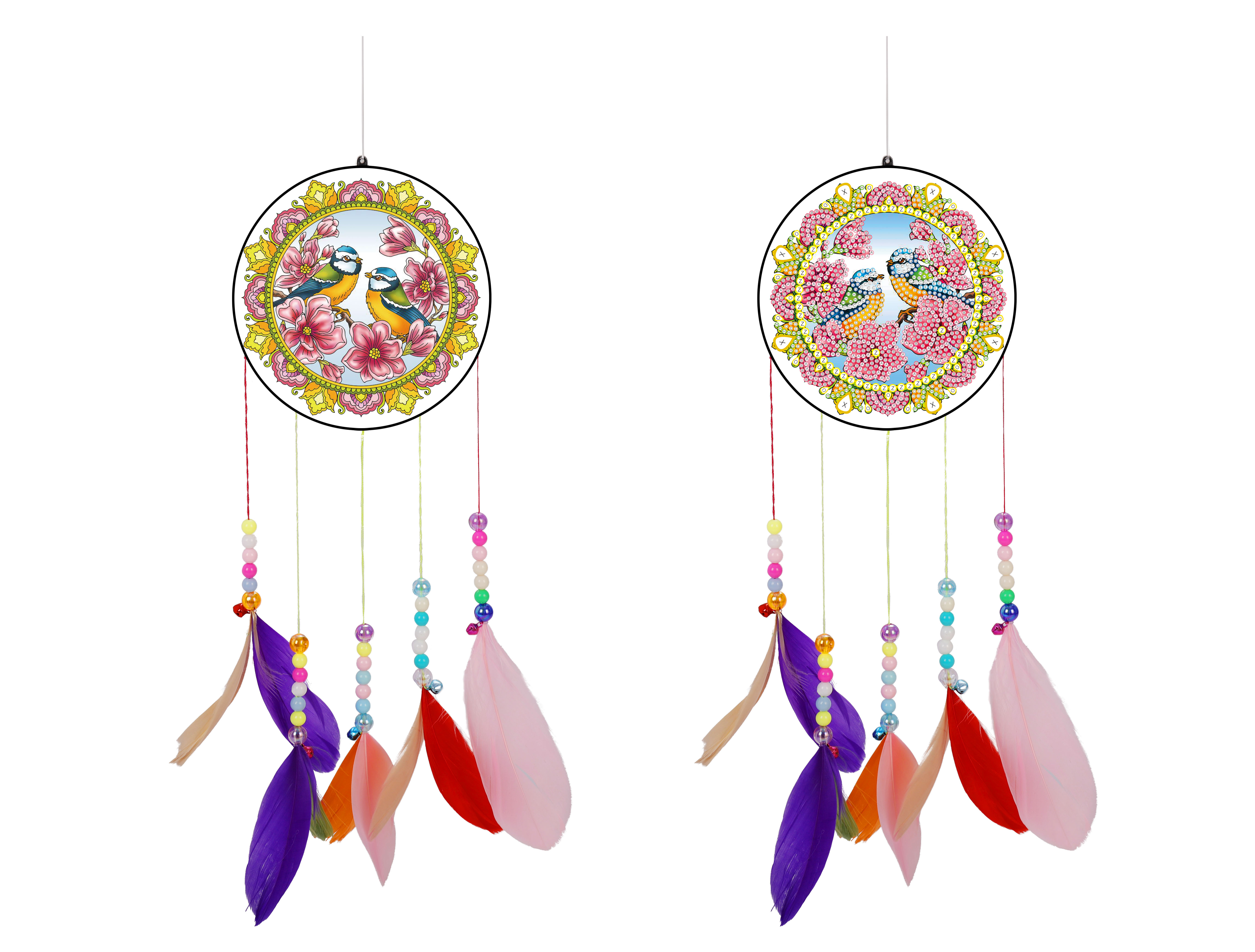 

Bird Acrylic Lucky Wind Chime - 5D DIY Craft Pendant, 501 Original