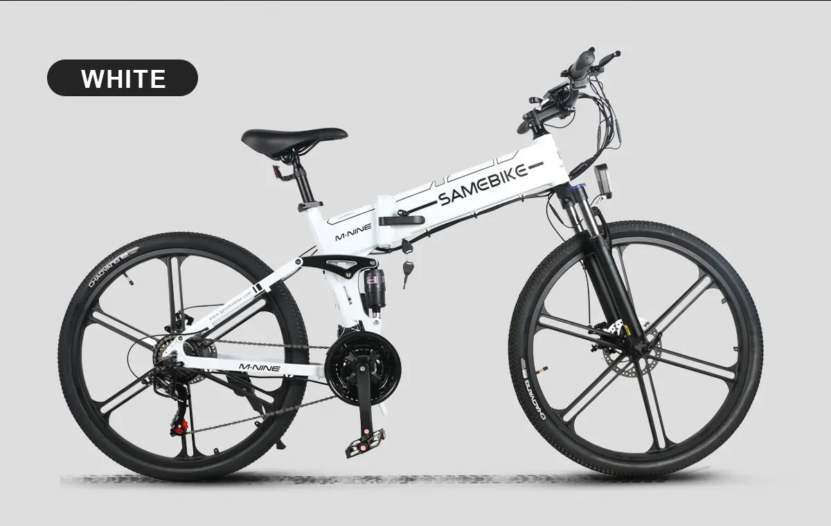 SAMEBIKE LO26 II IT 10Ah 48V 500W 26 Inches Moped Electric Bike Smart Folding Bike 25 35km h Max Speed 80km Mileage Max Load 100 150kg With EU Plug Dual Dics Brake Sold out