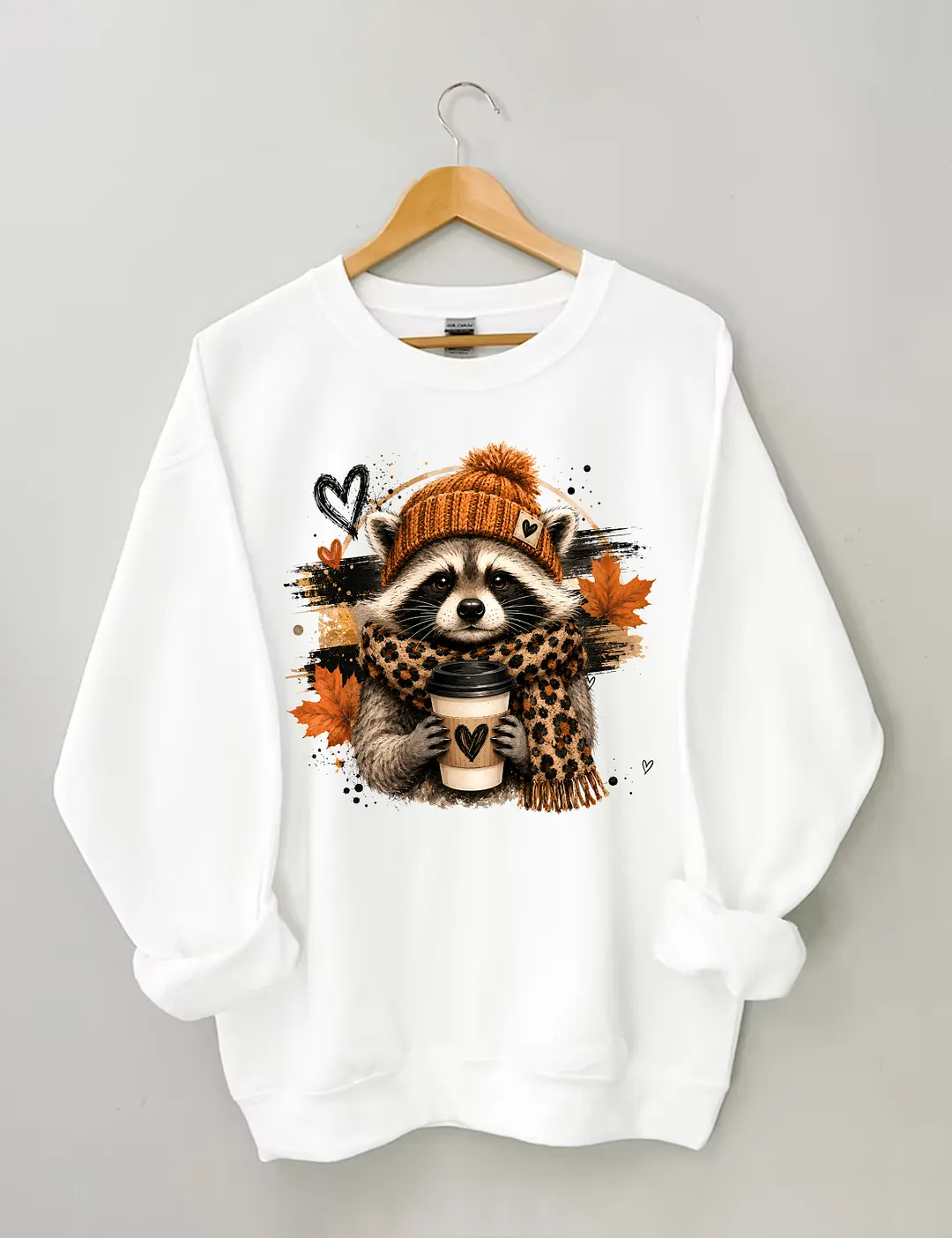 Raccoon Coffee Sweatshirt