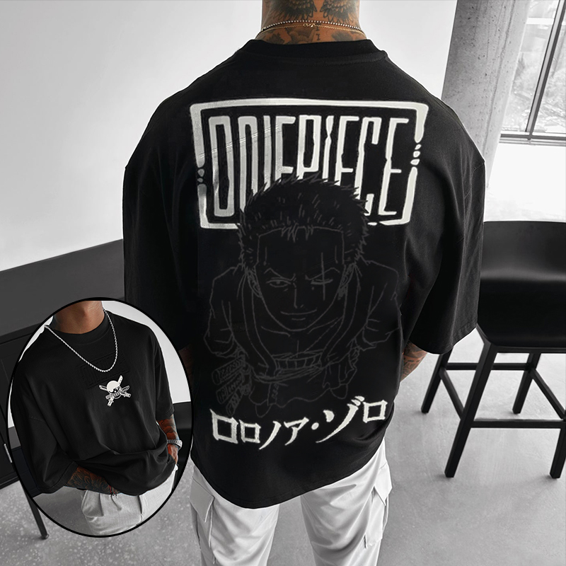 Oversized 'ONE PIECE' Tee