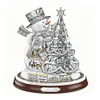 Mid-year Promotion 4Pcs/set Diamond Painting-DIY Full Round Drill Christmas Snowman(30*30cm)