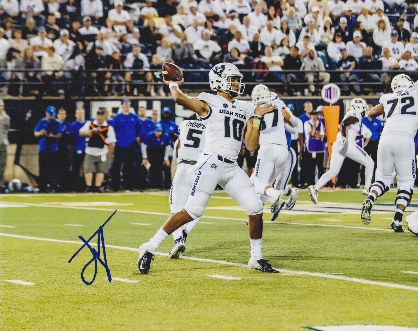 Jordan Love Autographed Signed 8x10 Photo Poster painting ( Utah State Aggies ) REPRINT ,