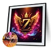 >SALE<5D DIY Full Round Drill Diamond Painting Letter Z Kit Home Decor Craft 30x30cm