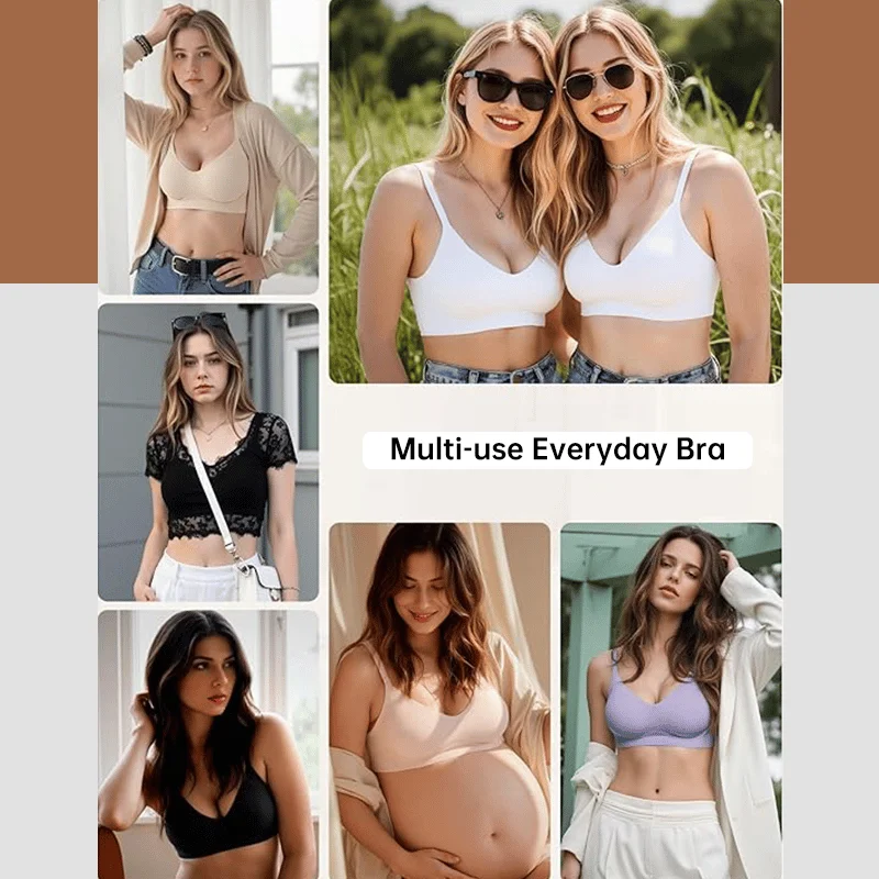 ✨2025 Hot Sale🎁Womens No Underwire Seamless Bra