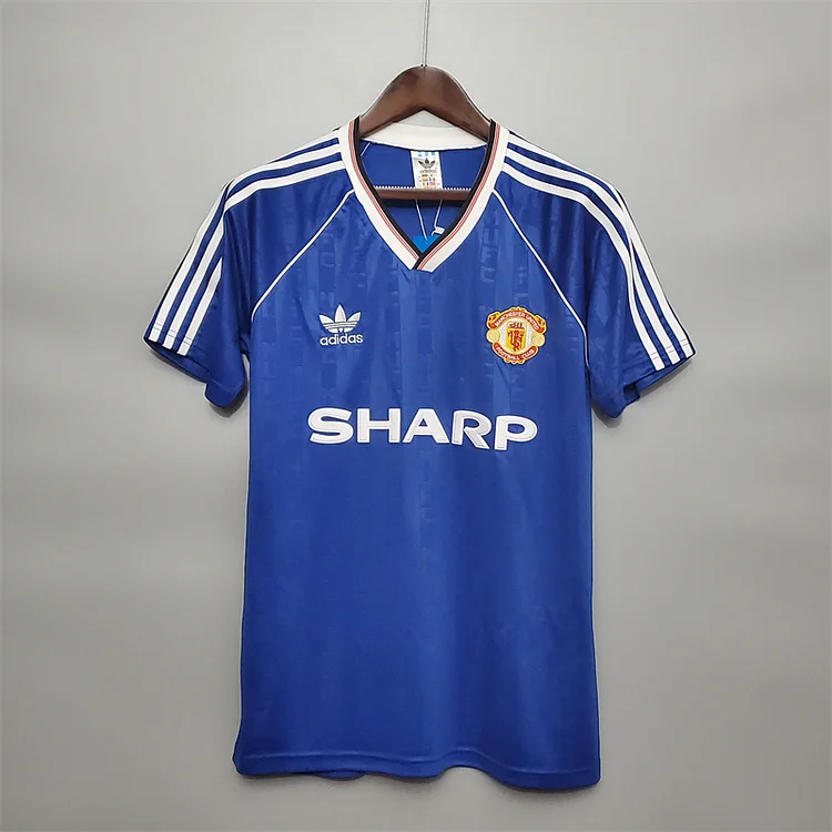 1988/1990 Retro Manchester United Third Away Football Shirt 1:1 Thai Quality