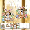 2Pcs DIY Easter Diamond Painting Hanging Pendant