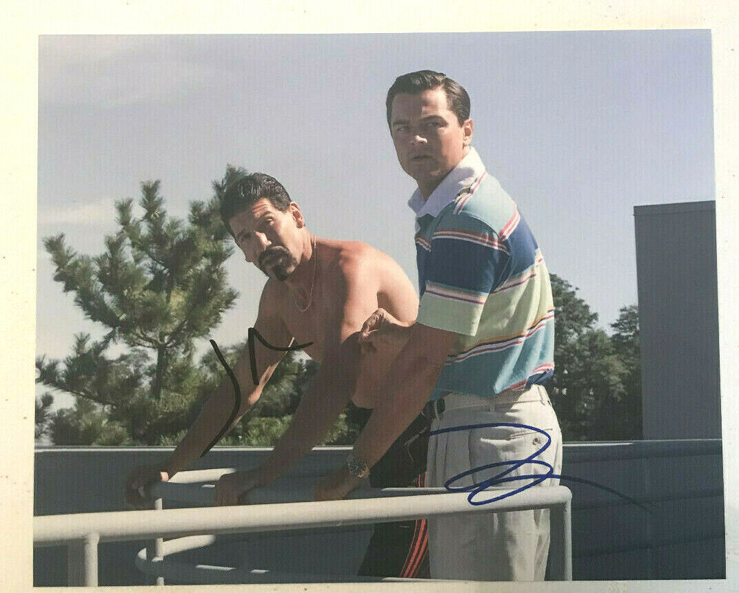 LEONARDO DiCAPRIO & JON BERNTHAL DUAL SIGNED AUTOGRAPHED 8X10 Photo Poster painting W/HOLO COA