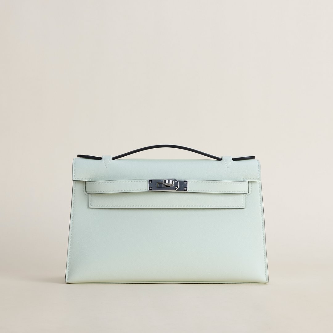 Kelly pochette Swift 0S Vert fizz&nbsp;PHW