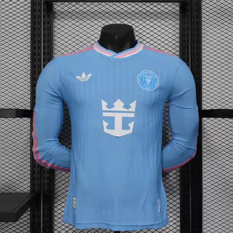 25/26 Player Version Inter Miami Long Sleeve Soccer Jersey Second Away