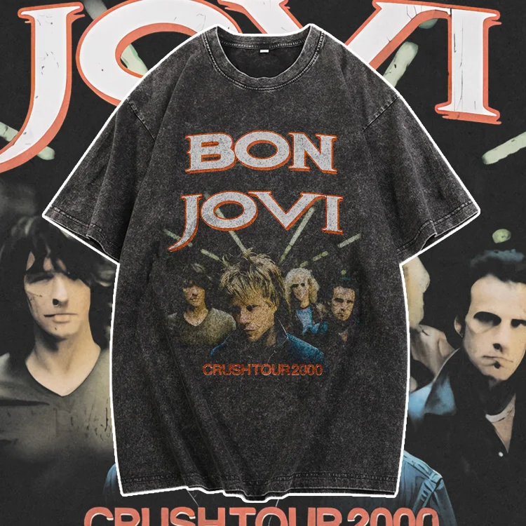 Davidhawaii100% Cotton Casual Catchy Rock Band Street T-Shirt - 100% Cotton